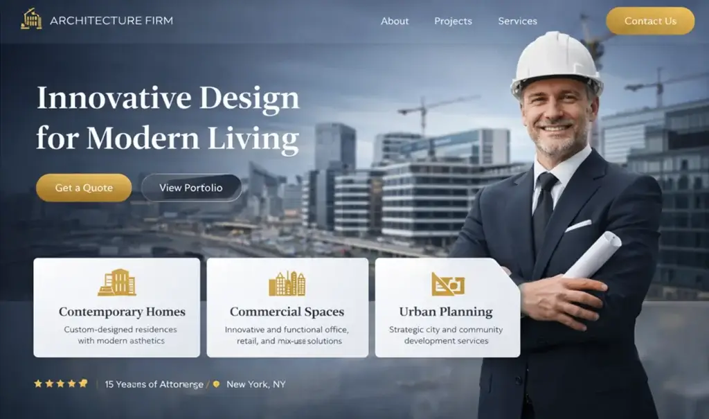 Innovative architecture for modern living