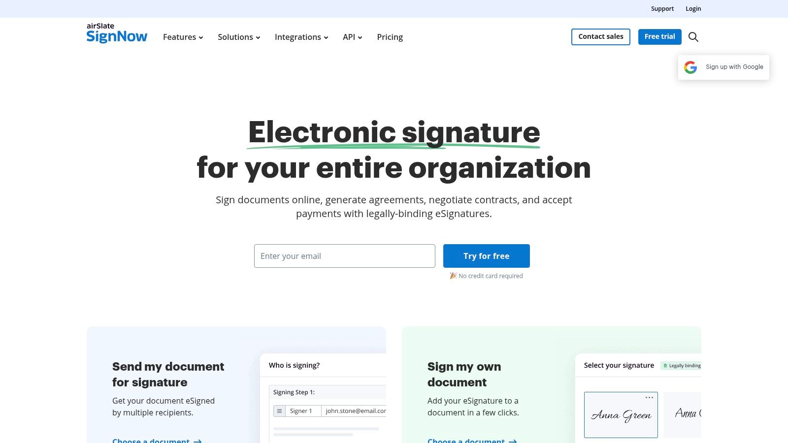signNow (airSlate SignNow)