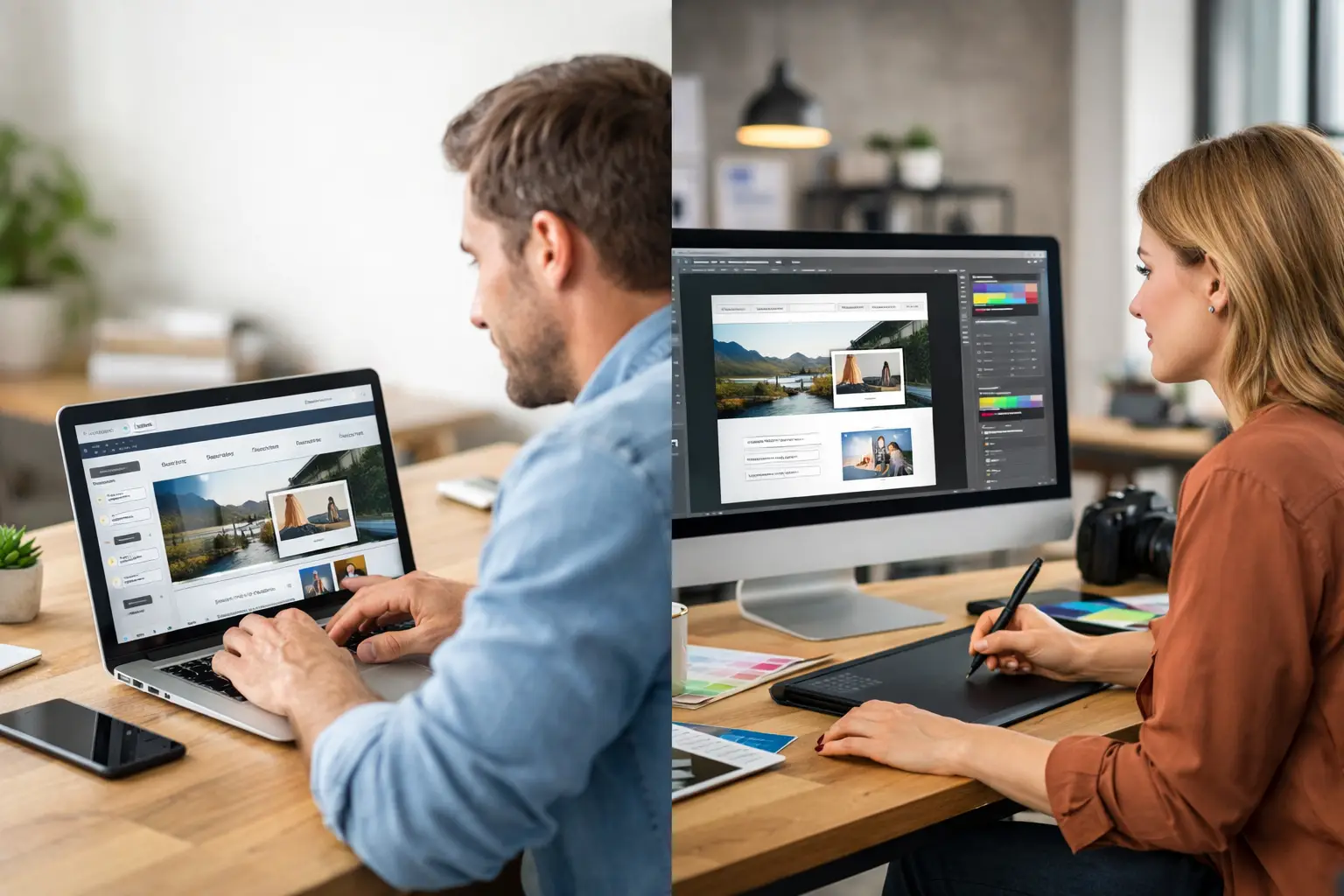 Website Builder Versus Web Designer for SMEs